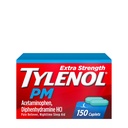 Tylenol PM Extra Strength Nighttime Pain Reliever & Sleep Aid Caplets, 500 mg Acetaminophen & 25 mg Diphenhydramin HCl, Relief für Nacht Erfolge & Schmerzen, Non-Habit Forming, 150 ct