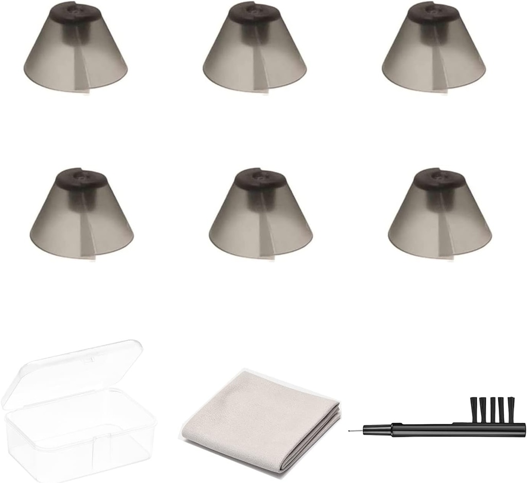 6 Counts GN Resound Sure Fit Hörgerät Domes für Standard Receiver BTE Hörverstärker Ohr Tipps Domes