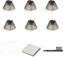 6 Counts GN Resound Sure Fit Hörgerät Domes für Standard Receiver BTE Hörverstärker Ohr Tipps Domes