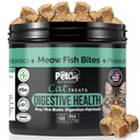 Pet Chef Meow Bites: Premium Pro & Prebiotic Digestion Cat Treats - Verbesserung der Verdauung - Bessere tan Fortiflora Probiotics für Katzen - stoppt Cat Vomiting All Ages