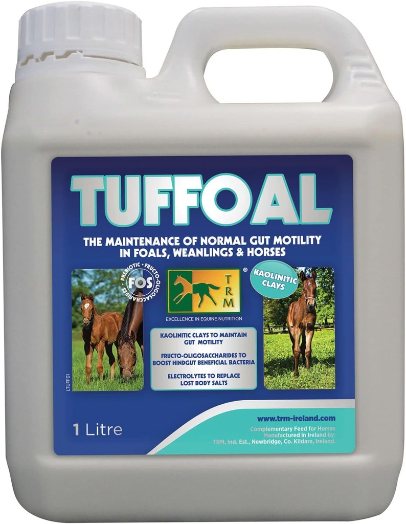 TRM Tuffoal Horse Futter Ergänzung für Gut Beweglichkeit mit Kaolinitic Clays und Pectin - 33.8 fl oz (1 Liter) - 33.8 fl oz
