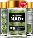 Liposomal NAD Ergänzungen für Frauen Resveratrol NAD + Ergänzung w/Berberine, Quercetin, Noni | Boosts NAD Anti-Aging, Bravfin Support, Gut Heath - 60 Kapseln