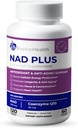 NAD | Advanced Energy & Anti-Aging Formel | mit NAD und Coenzym Q10 | Unterstützt Herz & Kognitive Gesundheit | 120 Kapseln - 60 Tage Versorgung
