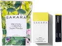SAKARA Protein + Greens Super Powder & Energy Effervescent - Polvere organica di proteine e verdi, polvere di elettroliti senza zucchero raffinato