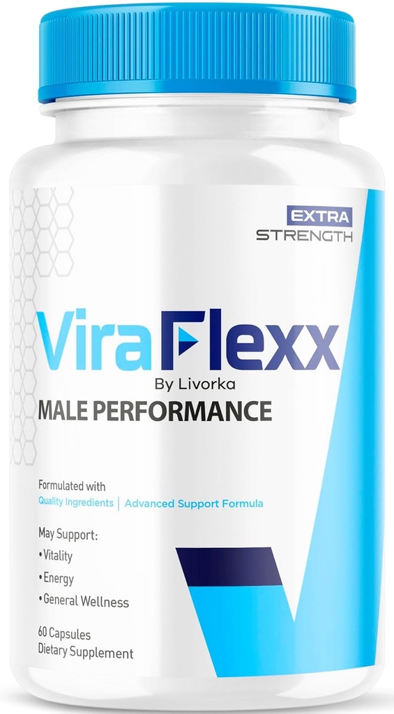 ViraFlexx Pro Kapseln für Männer, Offizielle ViraFlexx Pro Male Pillen unterstützen alle natürlichen Premium Advanced Formel, ViraFlex Supplement Support, Vira Flexx Bewertungen, 60 Kapseln für 1 Monat