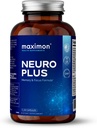 Neuro Plus Premium Nootropics, Kognitive Enhancement, Vitamine für Memory & Focus, Mental Clarity mit Bacopa Extract, GABA, Huperzine A und DHA, 60 Kapseln