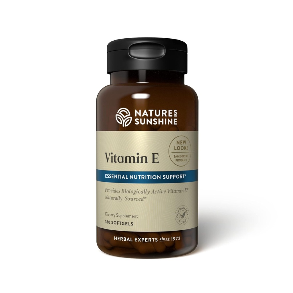 Vitamine E 100 UI, 180 Softgels