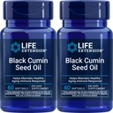 Life Extension Black Cumin Seed Oil, 60 Softgels (Pack von 2)