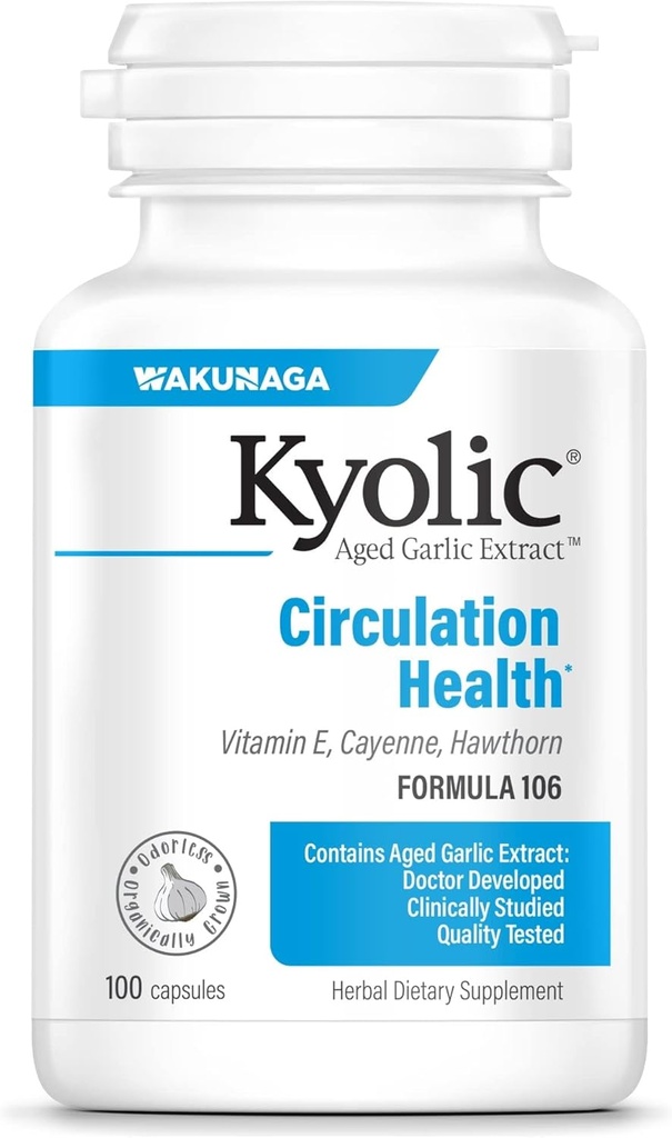 Kyolic Aged Knoblauch Extrakt Formel 106, Zirkulation Gesundheit