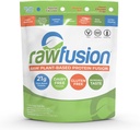 Rawfusion- Vegan Protein Powder, Vanilla Bean - 60 Serve 21g di proteine vegetali, Carbi a bassa rete, Non-Dairy, Gluten/ Lactose Free, Soy Free, Kosher, Non-GMO, 4lbs Pound