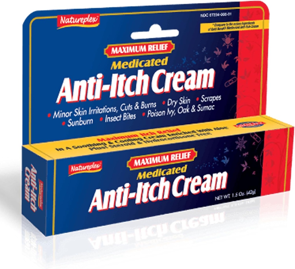 Crème Anti-Itch médicamentée 3 Pack
