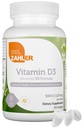 Zahler - Vitamina Avanzata D3 5000 IU Softgels (250 Conte) Kosher Vitamina Per vegetariani Amichevole D per il supporto immunitario, Bone, denti e salute del muscolo - Supplemento giornaliero di vitamina D3 per gli adulti - Ingoia facile V