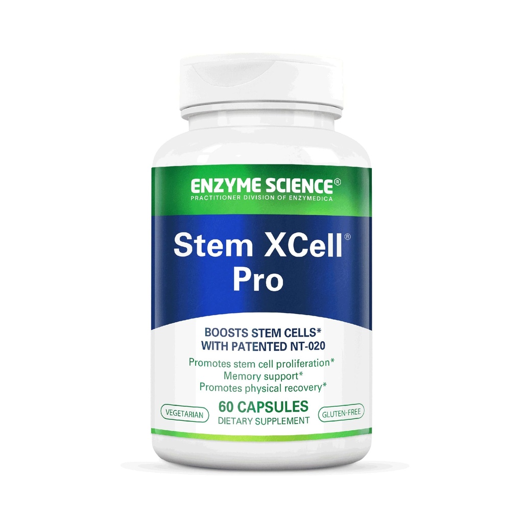 Enzym Wissenschaft, Stem XCell Pro, Antioxidans Unterstützung für Cellular & Immune Health, Stem Cell Health Supplement, 60 Kapseln