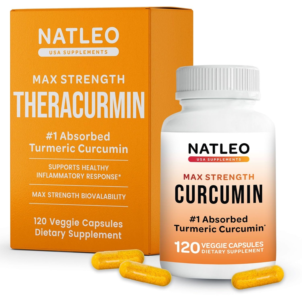 Theracurmin Turmeric Curcumin Supplement, 120 Count, Hohe Absorption Turmeric & Curcumin - Joint Supplement für Männer und Frauen - 42.6X Mehr Bioverfügbarkeit