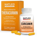 Theracurmin Turmeric Curcumin Supplément, 120 Compte, haute absorption Turmeric & Curcumin - Supplément conjoint pour les hommes et les femmes - 42,6X Plus Bioavailablity