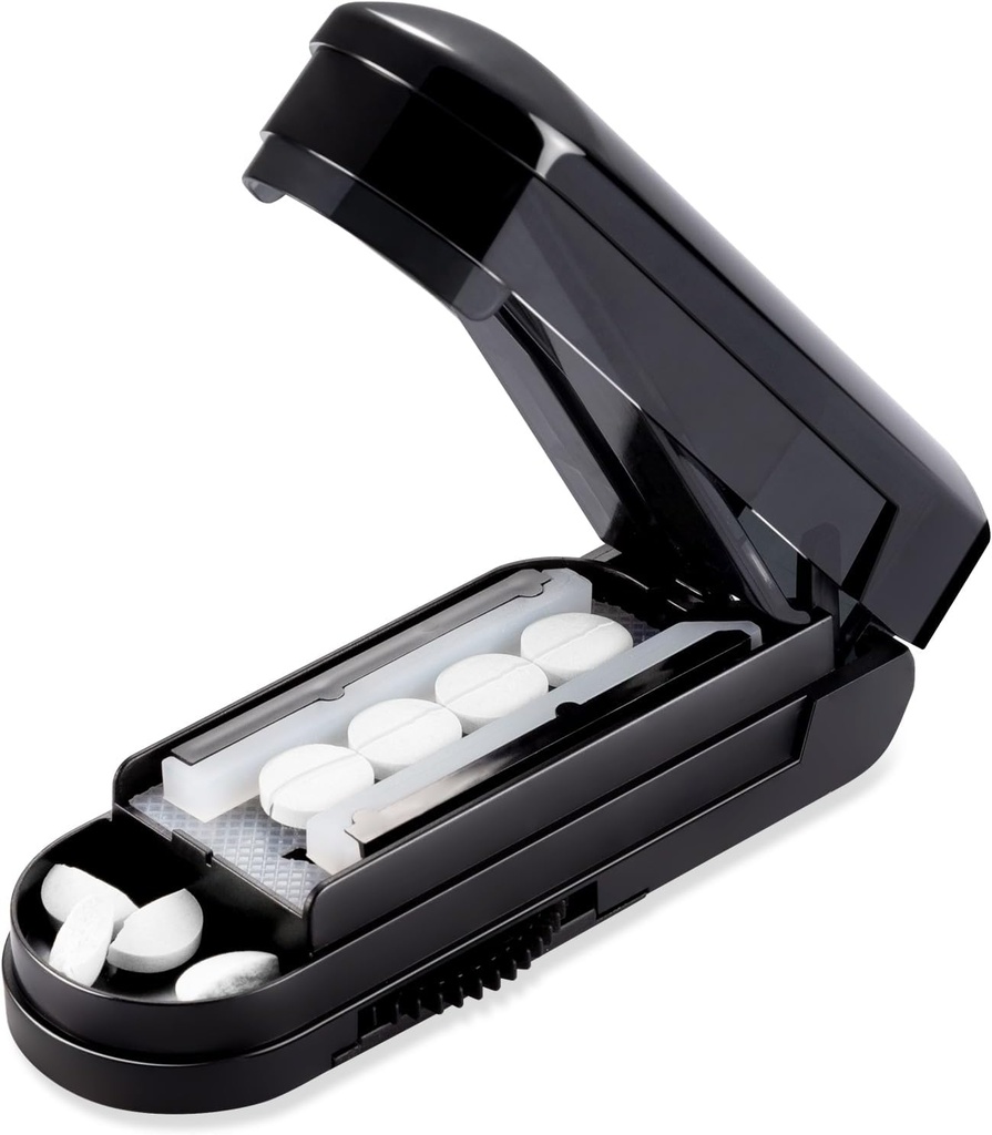 Splitter portatile del piatto, Cutter regolabile, per vitamine, supplimenti e farmaci, senza BPA, facile da usare