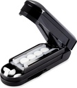 Découpeur de pilule portable, Découpeur réglable, pour vitamines, suppléments et médicaments, sans BPA, facile à utiliser