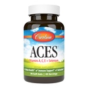 Carlson - ACES, Vitamine A, C, E + Selen, Zelluläre Gesundheit und Immununterstützung, Antioxidans, 90 Softgels