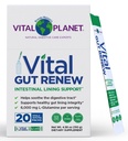 Vital Planet - Vital Gut Renew Powder Supplement für Leckgutreparatur mit L-Glutamin, Marshmallow und Ginger Root, DGL Licorice Root und Organic Aloe Vera, L Glutamine 6000mg, 20 Single Serve Packs