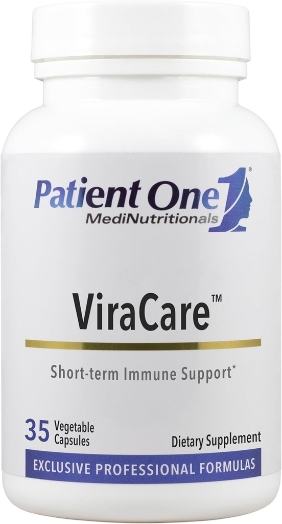 Un paziente ViraCare | Supplemento per il supporto immunitario e respiratorio veloce | con Echinacea, Andrographis, Elderberry, Astragalus | 35 capsule