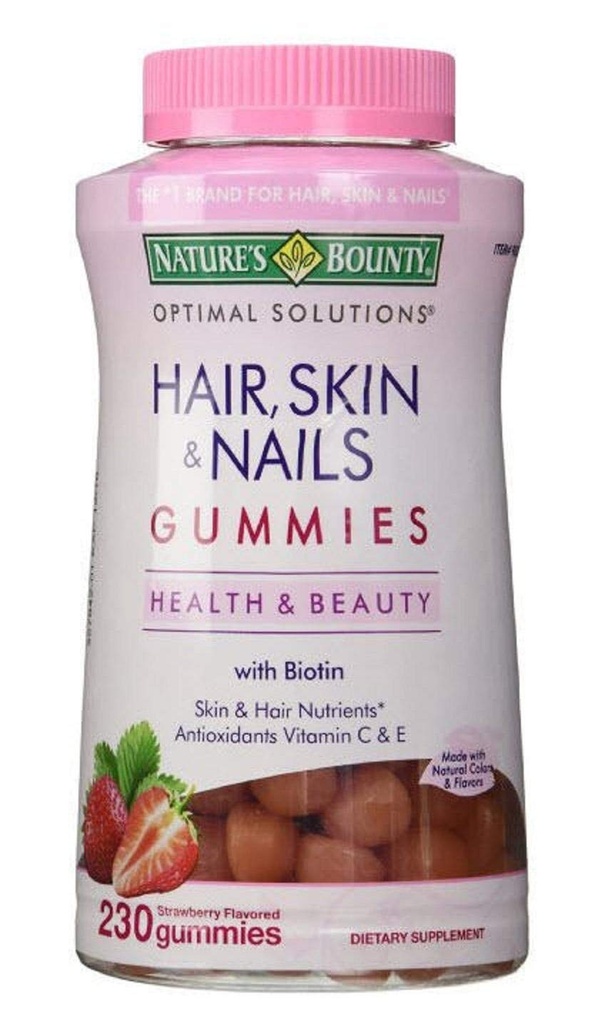 Nature's Bounty Hair Skin and Nails, 230 Gummis, 230 Count (Pack von 1)