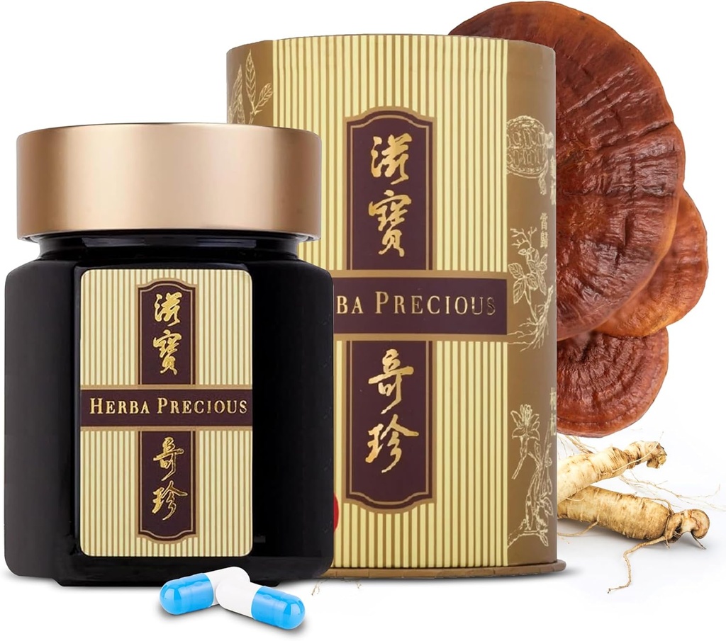 Vita Green Herba Precious - Integratore di erbe per vertigini, Vertigo, & Energy Boost – Erbe cinesi per fegato, rene, circolazione e salute riproduttiva – 30 capsule