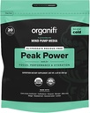 Organifi Peak Power, Pre Workout Powder per supportare l'idratazione, con Lion's Mane e Guayusa