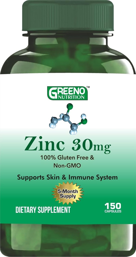 Capsules de picolinate de zinc, 30 mg, hautement absorbant, pour le système immunitaire, 150 Compte (5 mois d'approvisionnement)