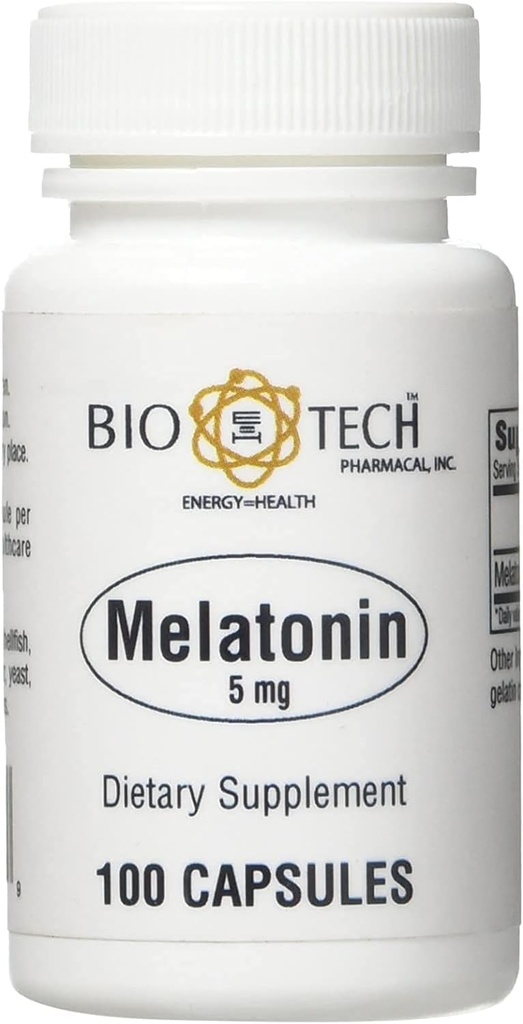 Bio-Tech Melatonina farmaceutica (5mg, 100 capsule)