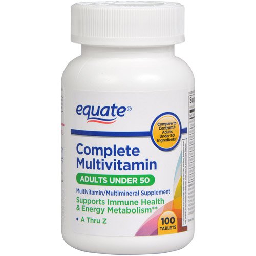Equate - Multivitamin Multimineral completo, 100 compresse
