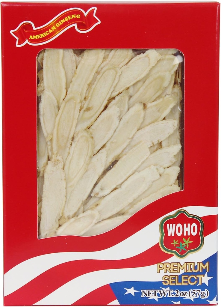 Woho #126,2 American Ginseng Slice Medium 2oz Box