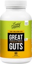 LIVELY VITAMIN CO. Great Guts Probiotic - 100 Billion CFU Probiotic - Balance Gut Microbiome, GI Tract, Inflammation, Indigestion, Reflux, Upset Stomach, & Diarrhea - 60 Caps