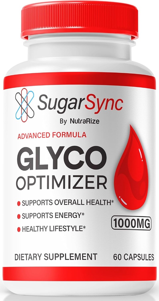NutraRize Sugar Sync Glyco Optimizer Capsule, Official SugarSync Glyco Optimiser, Sugar Sync Joint Optimizer, Sugar Sync Gluco Cleanse Detox Formula, SugarSync Glycol Recensioni (60 capsule)