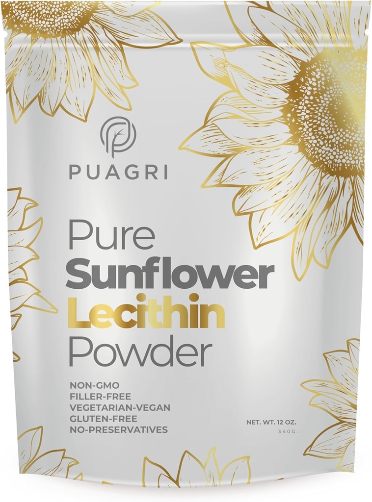 Reines Sonnenblumen-Lecithin-Pulver