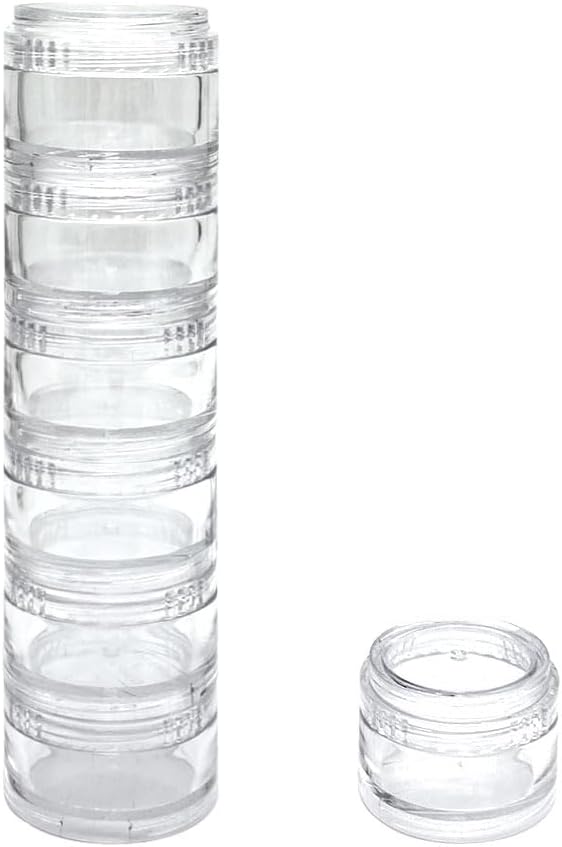 HaiSea Weekly Travel Pill Planner-Monthly Pill Organizer, Tägliche Monat Pille Box-Separate AM/PM Komponenten Farben Vary