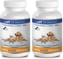gatto Immune Support - Animali Ultra Vitamine - per Cani e Gatti - Salute Immune - Cappotti Cappotto e Cappotto - cat Calcium Supplement - 180 Trattamenti (2 Bottiglie)