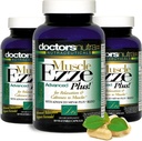 Packung mit 3 natürlichen entspannenden Muskel Ezze Plus Advanced Day-Time Night-Time 24-7 Maximum Strength Capsules.