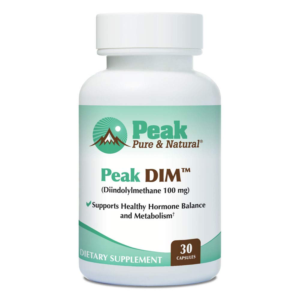 Peak Pure & Natural Peak DIM - Soutenir l'équilibre hormonal et œstrogène en santé - Supplément de soutien au métabolisme