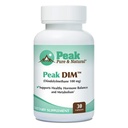 Peak Pure & Natural Peak DIM - Unterstützt gesunde Hormone & Estrogen Balance - Metabolism Support Supplement | 100mg - 30 Kapseln