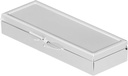 Healifty Box Pill Storage Case Medication Organizer settimanale in acciaio inossidabile 7 giorni Pill Case Daily Pill Organizer Pill Containers Medicine Organizer Blush Travel Square