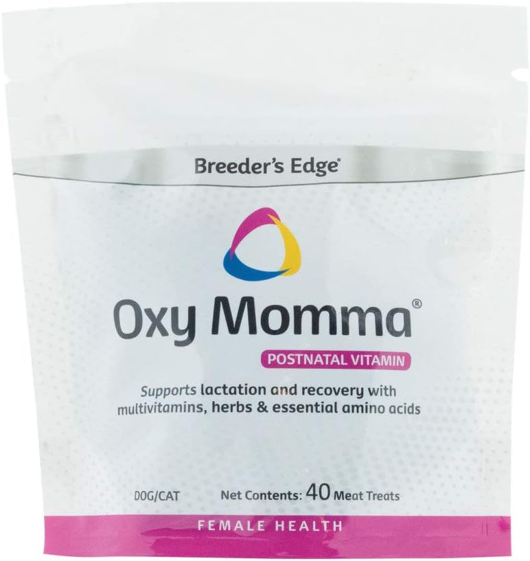 Revival Animal Health Breeder's Edge Oxy Momma- Nursing & Recovery Supplement- 40ct Fleisch-Treiben (Packaging Mai Vary)