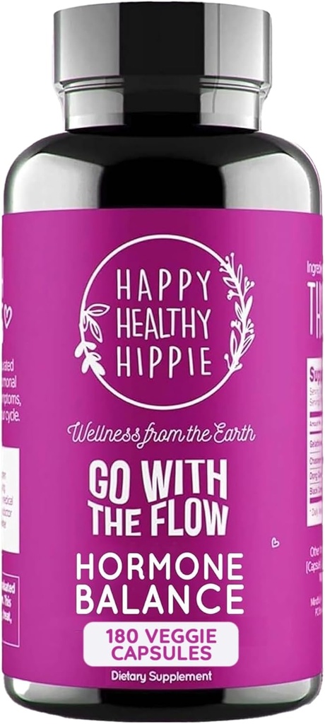 Hormon Balance für Frauen 180 Ct – PMS Unterstützung Ergänzung für Frauen, Menopause & Perimenopause | Bloating Relief, Menstrual Cramp, Mood, PMDD | Chasteberry, Black Cohosh, Dong Quai | Vegan, Non-GMO