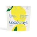 GOODONYA Organic Hydration Electrolyte Drink Mix, Certificato Organic Hydration Powder, Non-GMO, Biochecked Glyphosate Free, Basso Zucchero, Limonata Flavor, Nessun aroma artificiale, 6 Serve