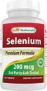 Migliore naturali Selenio 200 mcg supplemento, 240 conte