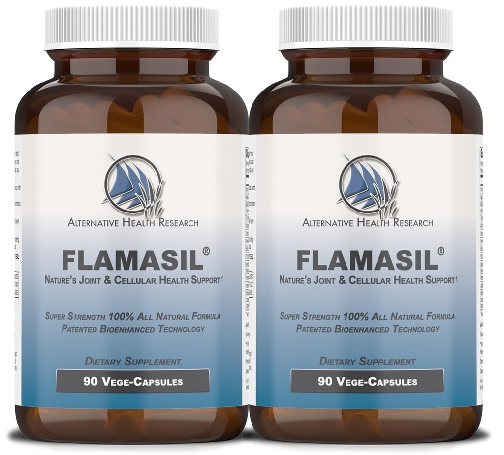 FlamasilMC (2 packs)- pour une réponse à l'inflammation en bonne santé*- anti-douleur multi-herbacées* et aide articulaire