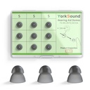 Set von 9 Hörgeräte Dome, Silikon Power Domes Schließen Dome Ohrspitzen, Hörgerät Ersatz Dome, Sicher Fit RIC RITE und offen Fit BTE Hörgeräte, glatte Farbe, klein