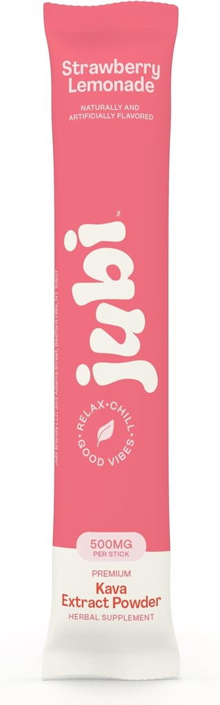 Jubi Kava Stick Packs (1 bastone, fragola Lemonade)