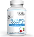 Milamiamor Berberine Complex HCL 500mg - Special Berberine Supplement con Melon Fruit & Banaba Leaf - Non OGM, Made in Italy - Heart, Cognitive & Gastrointestinal Health - 60 Capsule