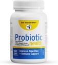 Probiotici 60 miliardi di CFU: Salute Digestiva & Gut - Supporta costipazione occasionale, Diarrea, Gas & Bloating - Supporto immunitario - Alta potenza Dr Formulato per donne & uomini 60