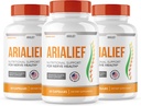(3 PACK) Arialief Sciatica Nerve Support, Arialeaf Advanced Nerve Health, Arialeaf Prime Palm Sciatica, Aria Leaf Primepalm Aria Lief, Nerve Relief Supplement Sciatic Soothing (180 Kapseln)